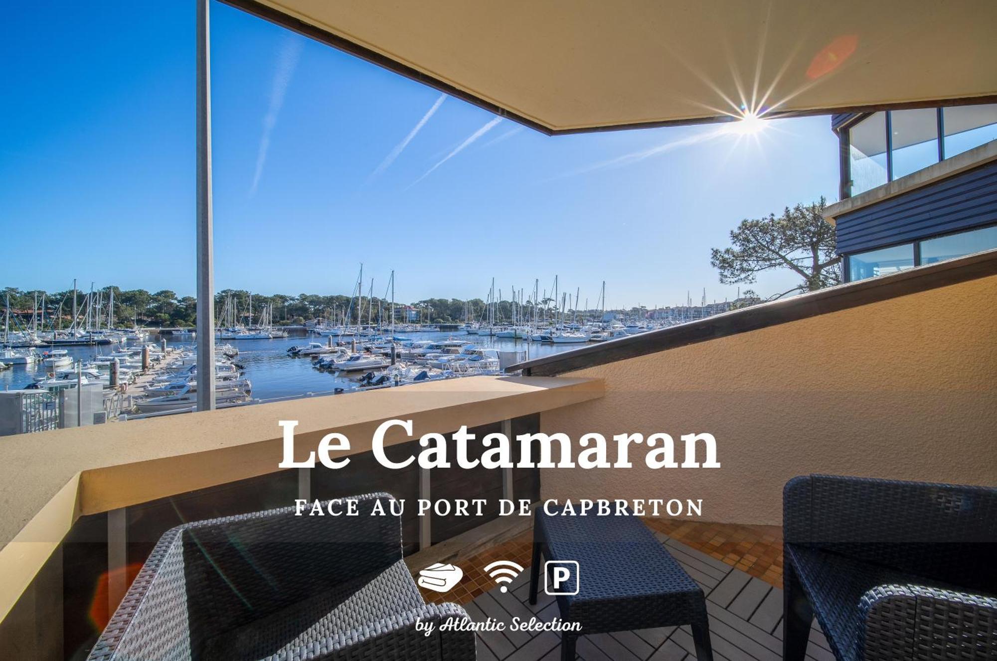 Atlantic Selection - Le Catamaran - Face Au Port Apartman Capbreton Kültér fotó